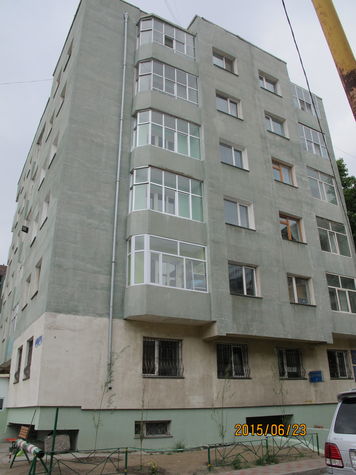 Exterior of apartment building