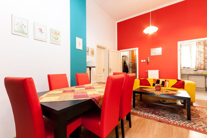 Living room from the dining area