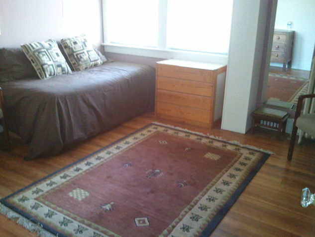 Bedroom overlooking Rock Creek