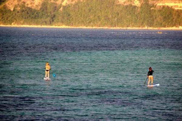afternoon padle boarding