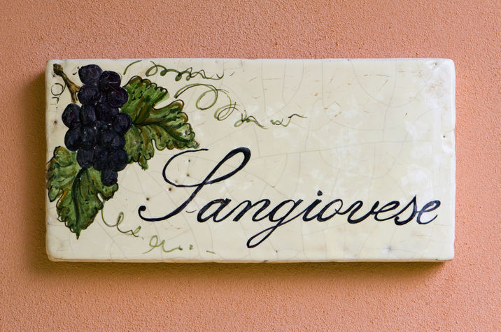 the entrance ceramic  name of the villa 