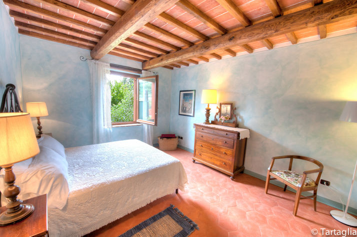 the master bedroom 
