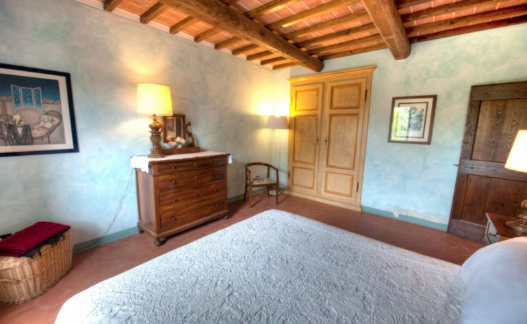 the master bedroom 