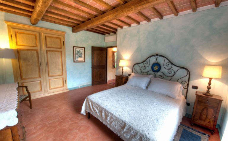 the master bedroom 