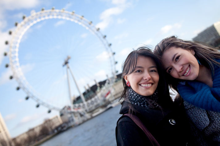 Guests at London Eye