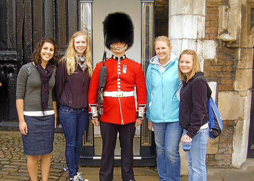 Guests at Tower of London