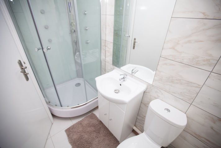 2nd Bathroom with toilet, sink and shower