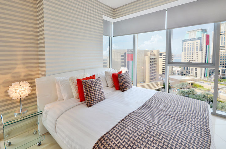 the master bedroom