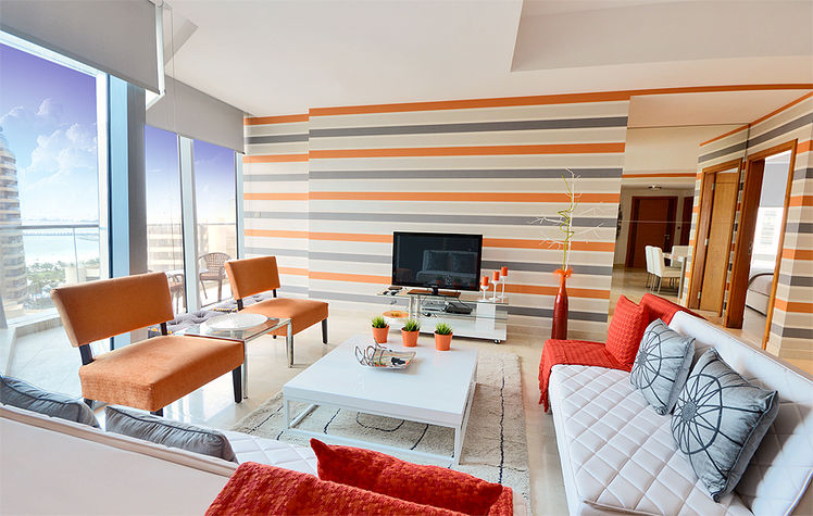 the living area