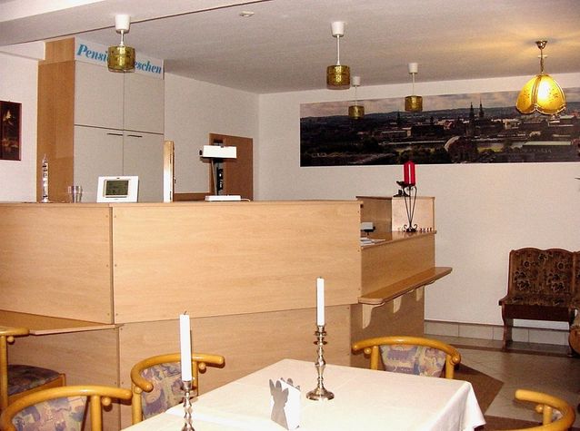 Empfang, Pension Pieschen