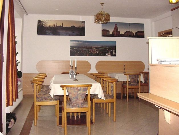 Speisesaal der Pension