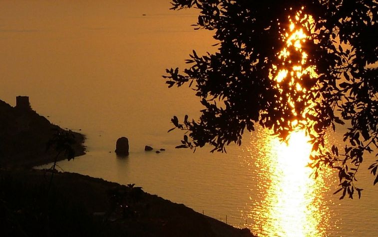 tramonto dal terrazzo
