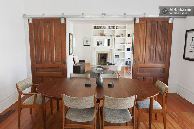 Full formal separate dining room with table for 6
