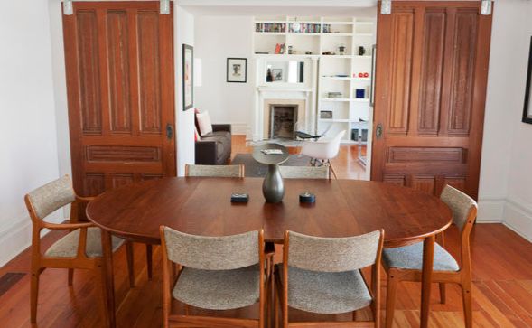 Full formal separate dining room with table for 6