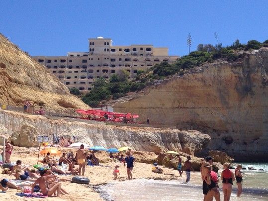 View from the beach