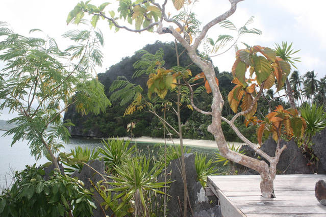 sundeck and beach