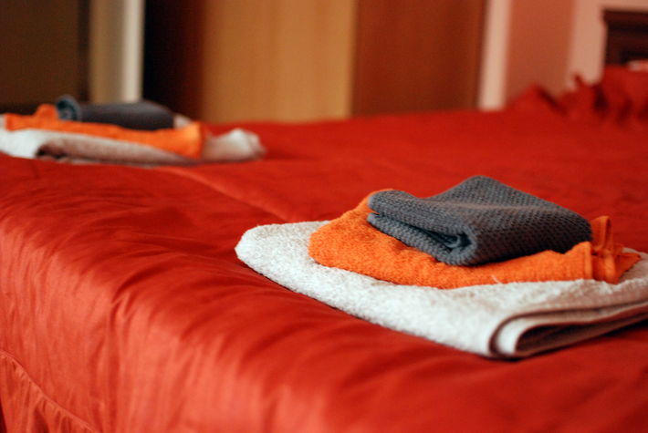 Large comfy bed