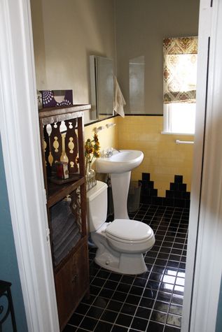 Original 1930's tile in bathroom