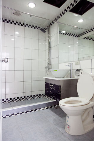 Bathroom w/ Euro-style shower