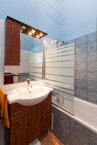 The bathroom