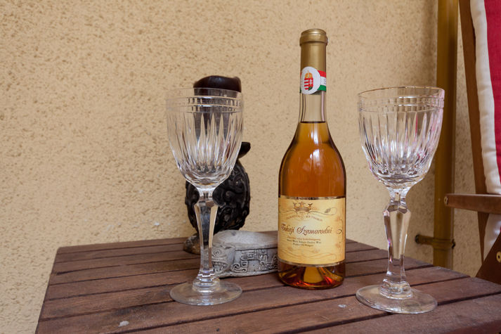 Enjoy your wine on the terrace