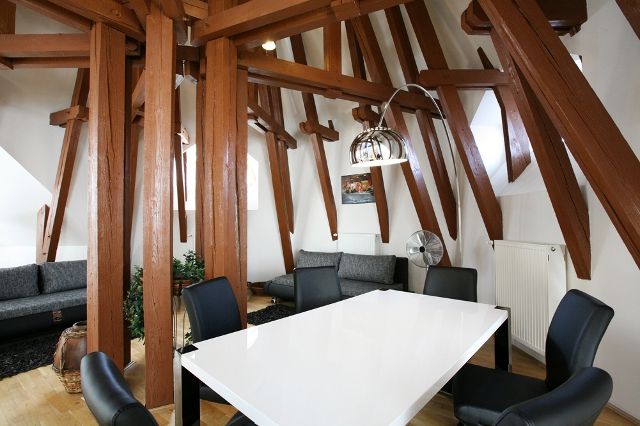 Living room - Apartment Attic Kozi - Old Town Square - Prague