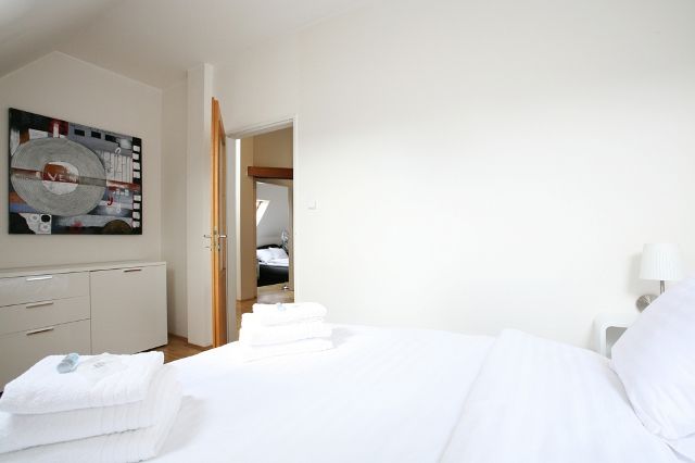 Second bedroom - Apartment Attic Kozi - Old Town Square - Prague