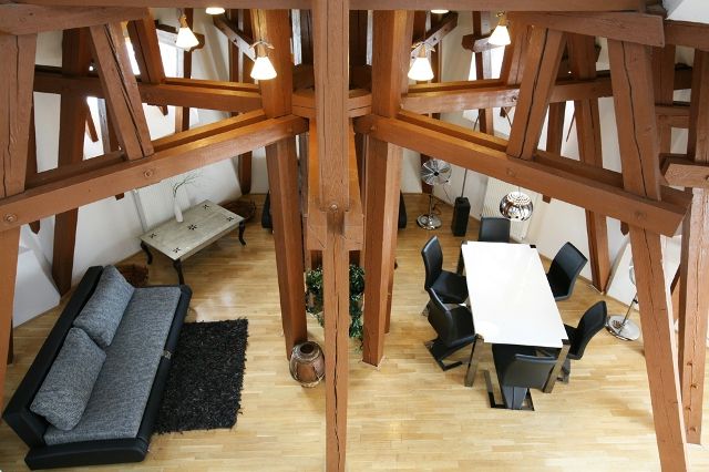Living room - Apartment Attic Kozi - Old Town Square - Prague