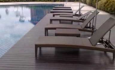40 m pool for sole use of residents - there's a separate gym and sauna too