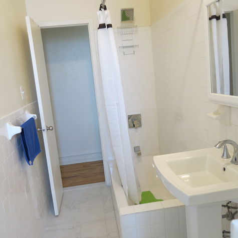 The bathroom