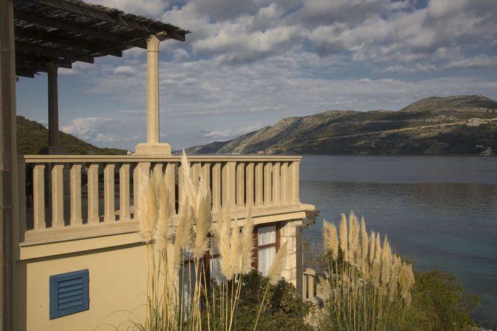 Terrace seen from side of house