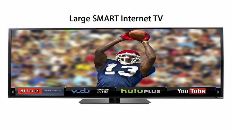 Large SMART Google Chromecast Internet TV