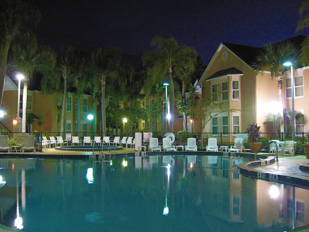 Disney Resort Villas at night