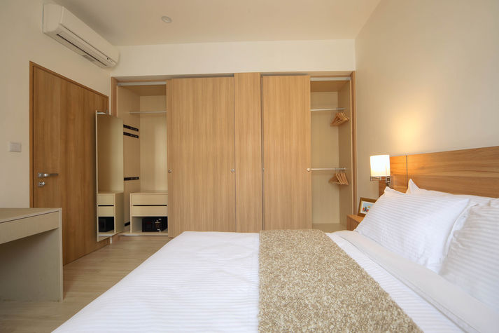 Both bedrooms with spacious fitted wardrobe