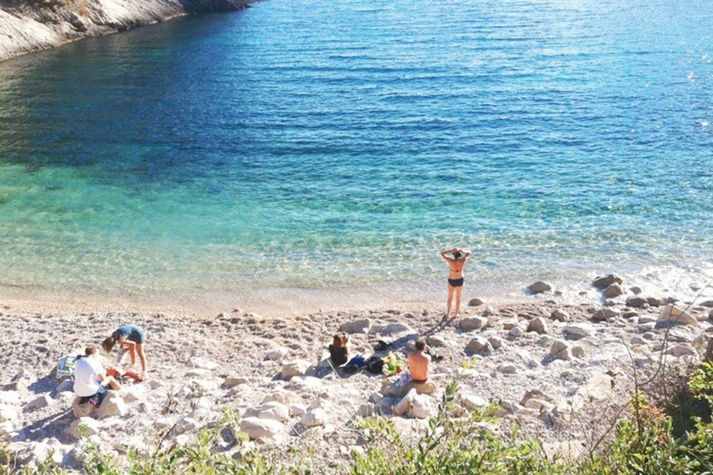Pupnatska Bay is famous beach on the Korcula Island just 30 min drive away