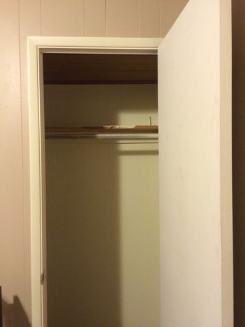 Closet to store your luggage