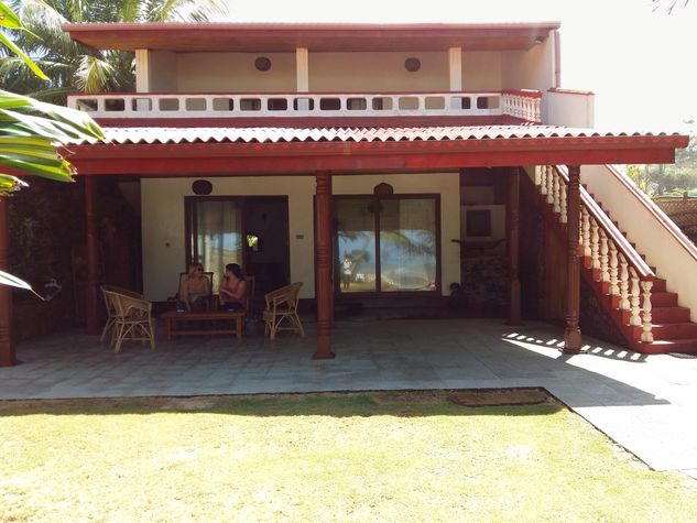 Lots of cool, shaded living space for relaxing and dining (you can bring the dining table outside)