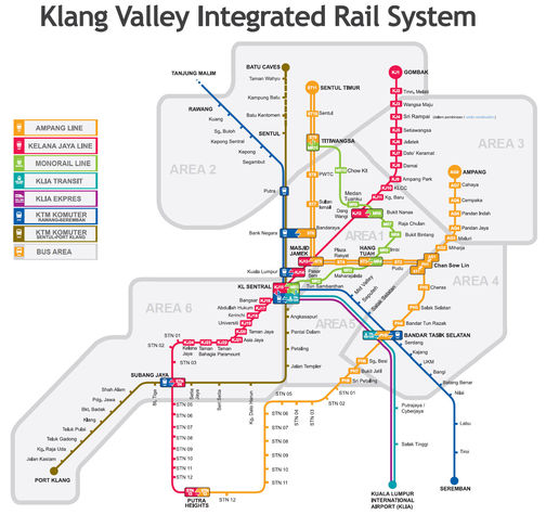 excellent public train / metro