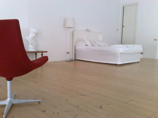 The top floor bedroom.