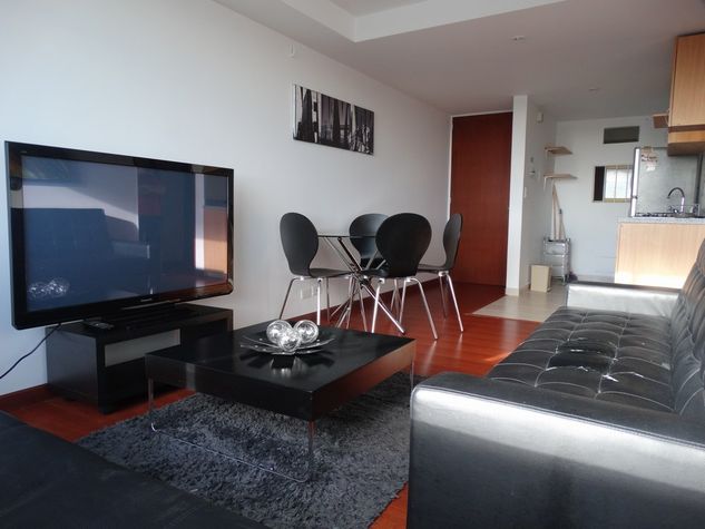 Living area with 50" TV