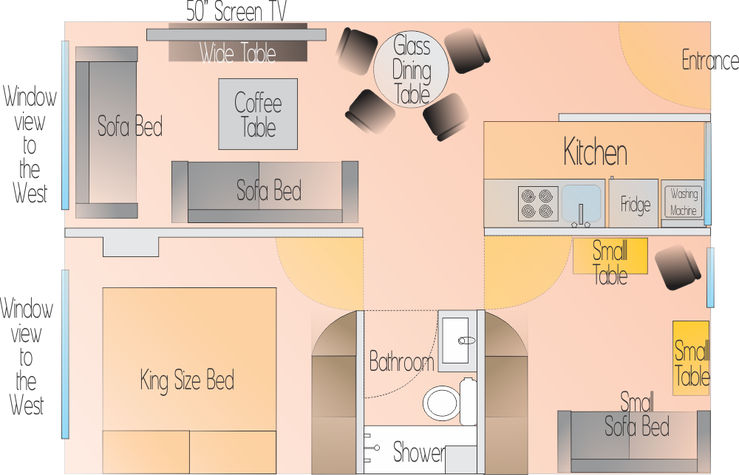 Apartament layout plan