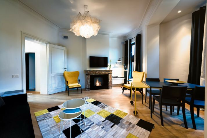 Living Room with High Quality Sofa Bed
