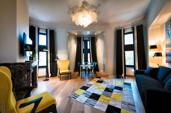 Living Room with High Quality Sofa Bed