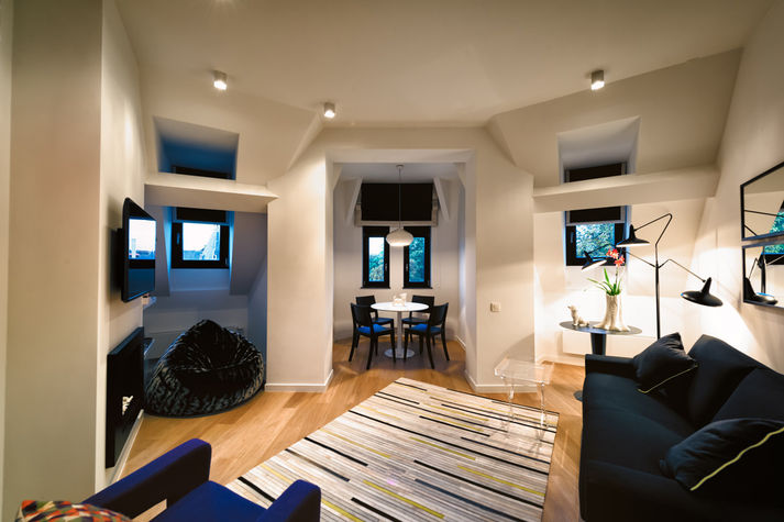 Living Room with High Quality Sofa Bed