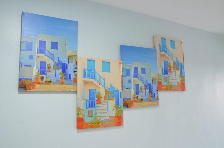 Painting adorning living room ..