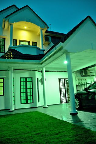 Night view of Homestay