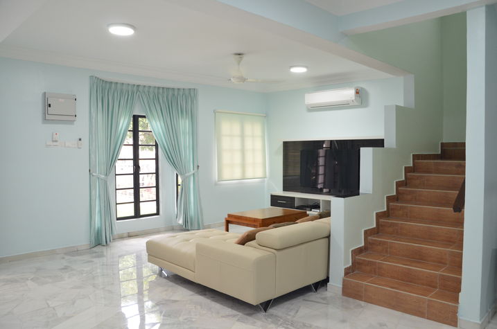 Living, viewed from dining ...