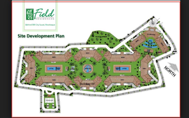 Field Residences Site Development Map