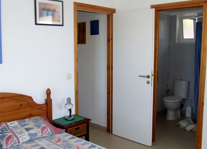 Bedroom 2 with on-suite and a large double bed.