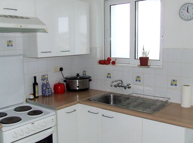 The Kitchen with access to the veranda